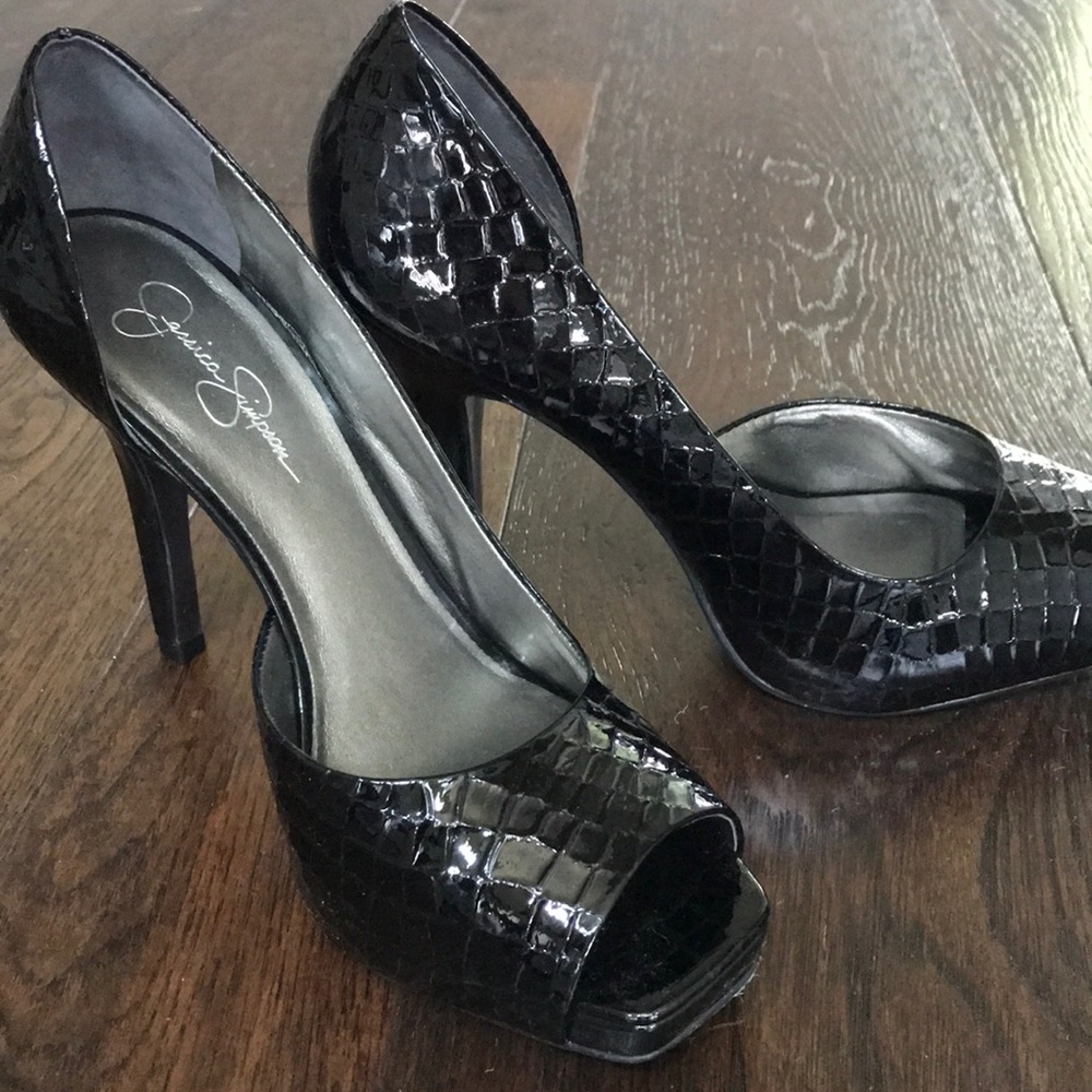 NORDSTROM-Jessica Simpson Blk Josette heels👀